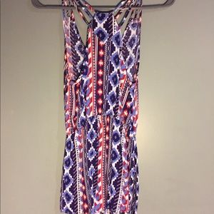 Printed romper